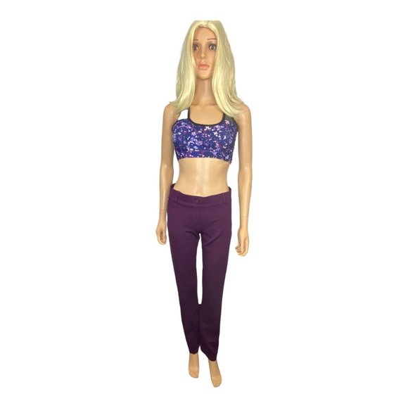 Fabletics Reflective Glow Getter Sports Bra purple *no size tag - Picture 6 of 16